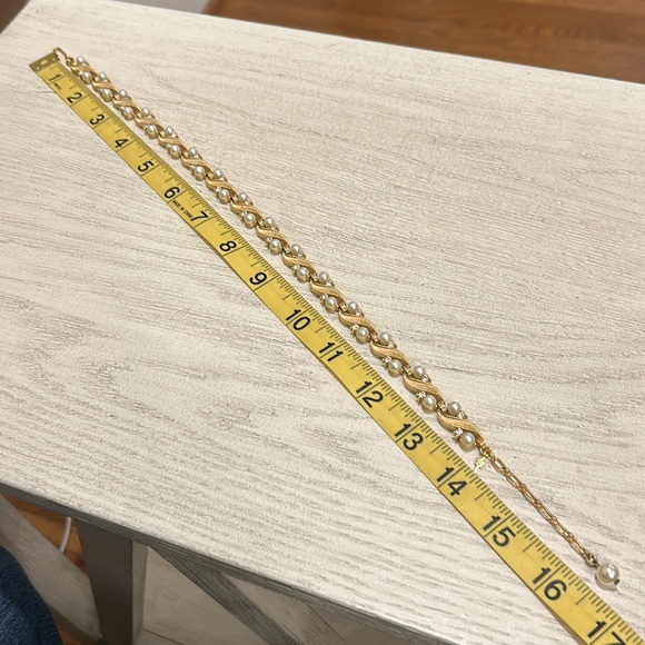 Vintage Trifari Pearl Gold Necklace. 1950’s - Picture 12 of 16